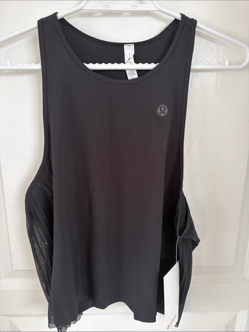 lululemon athletica Black Scoop-Neck Performance Tank